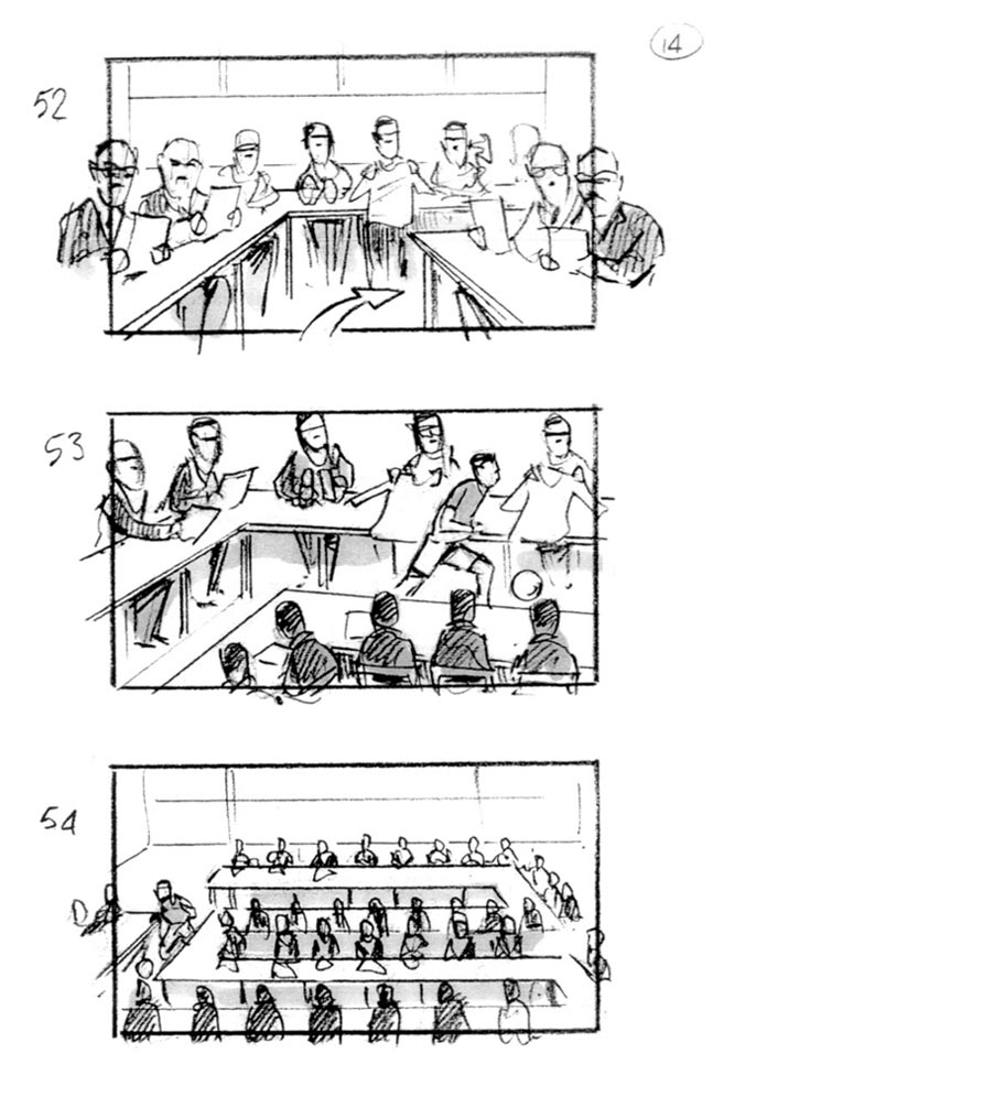 douglas ingram, storyboard art, vodafone commercial
