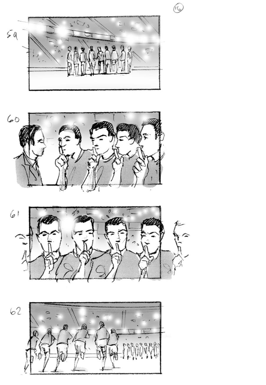 douglas ingram, storyboard art, vodafone commercial