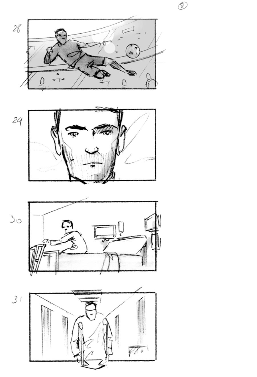 douglas ingram, storyboard art, vodafone commercial