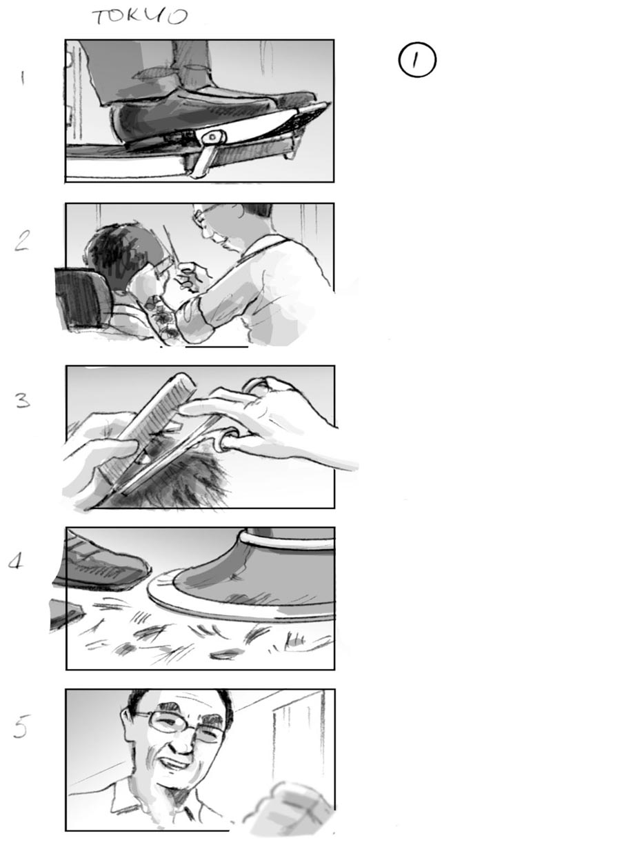 douglas ingram, storyboard art, gucci commercial