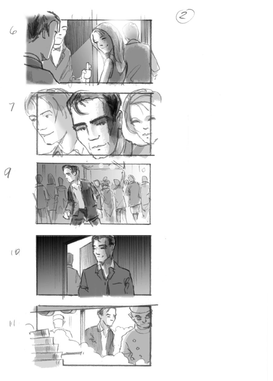 douglas ingram, storyboard art, gucci commercial