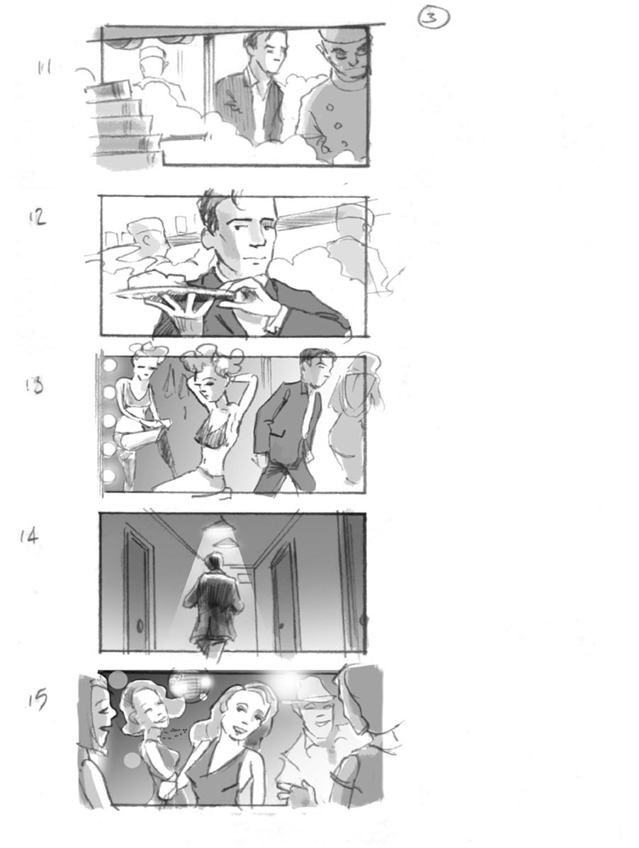douglas ingram, storyboard art, gucci commercial