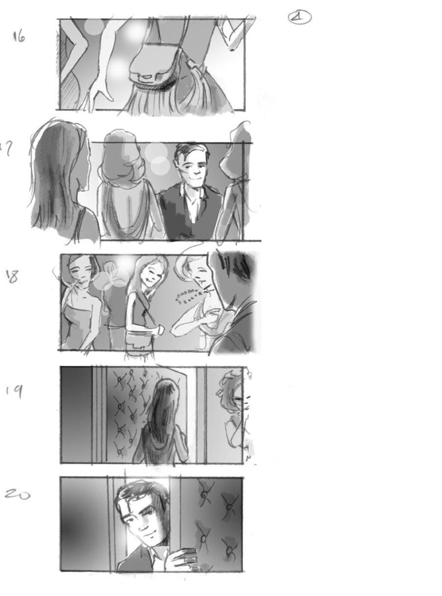 douglas ingram, storyboard art, gucci commercial