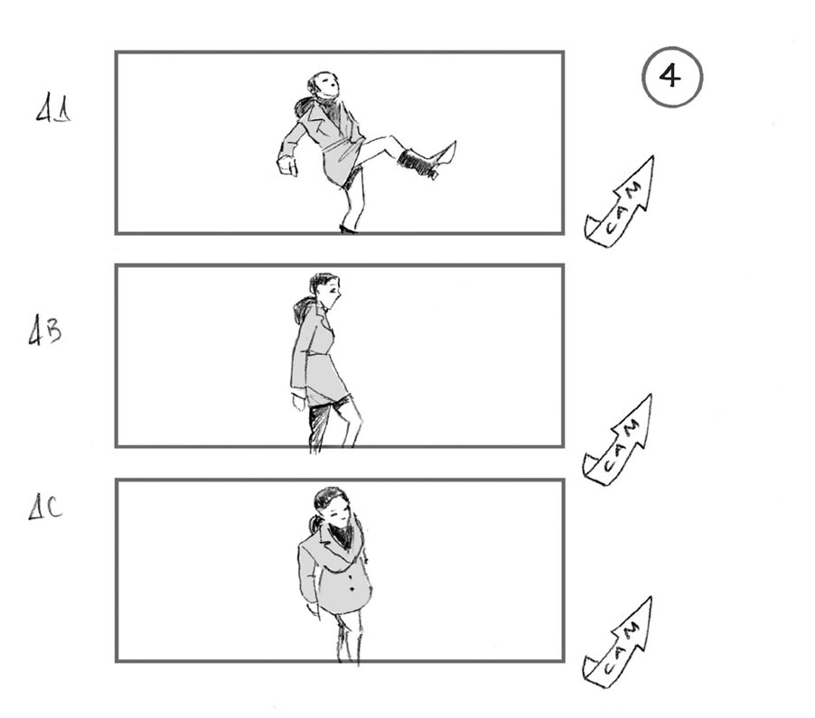 douglas ingram, storyboard art, hugo boss commercial