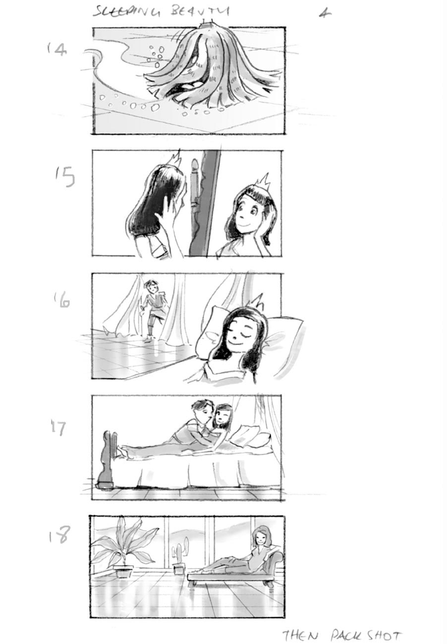 douglas ingram, storyboard art, cif household commercial