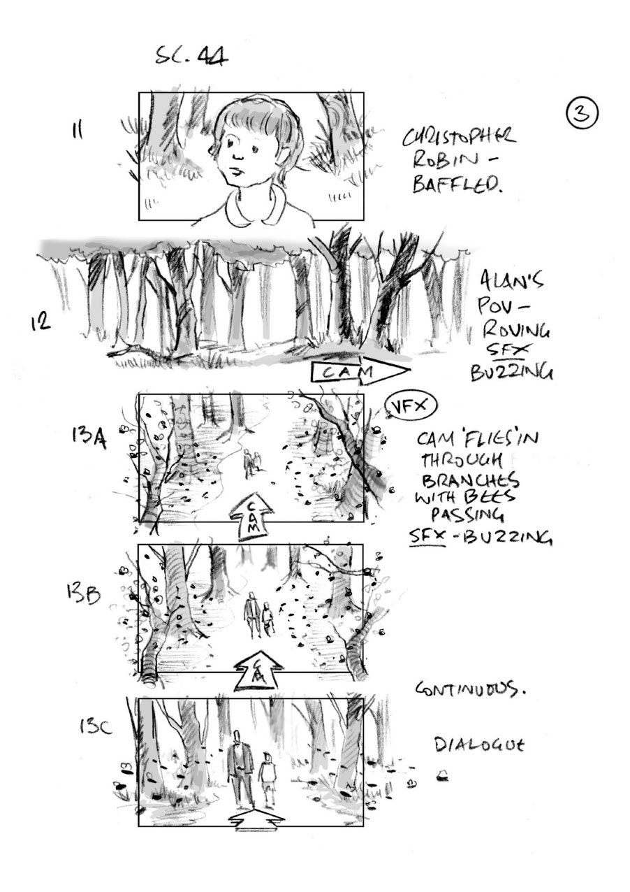 douglas ingram, storyboard art, christopher robin