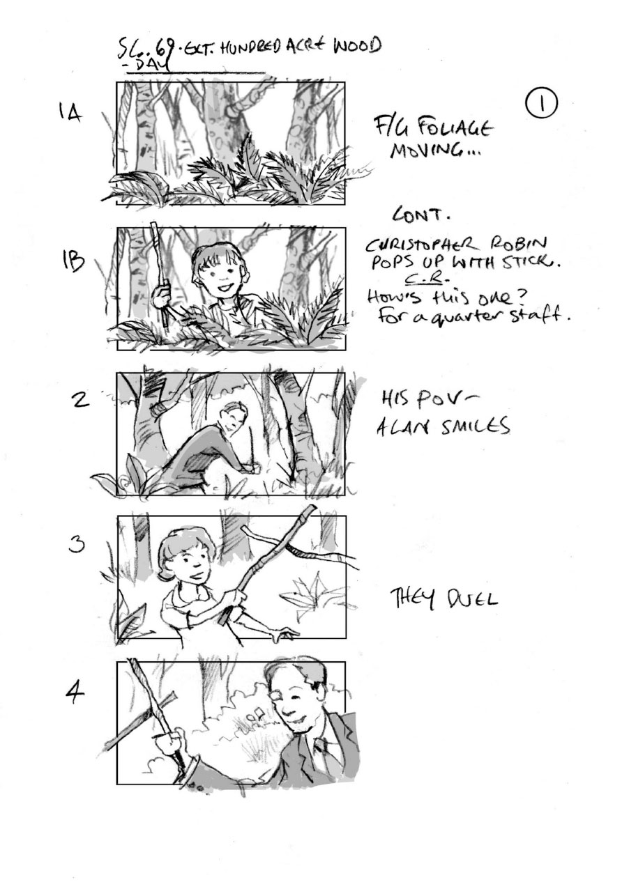 douglas ingram, storyboard art, christopher robin