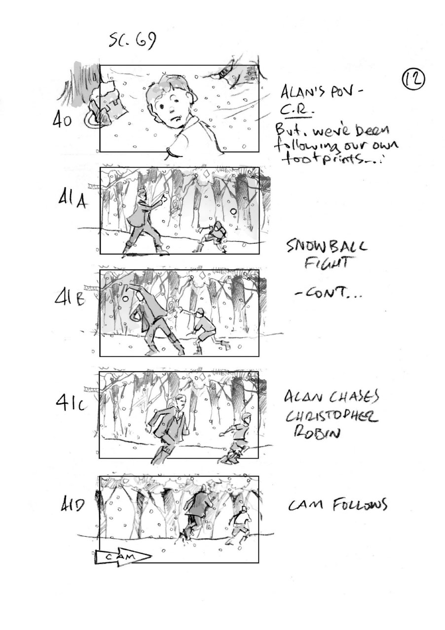 douglas ingram, storyboard art, christopher robin