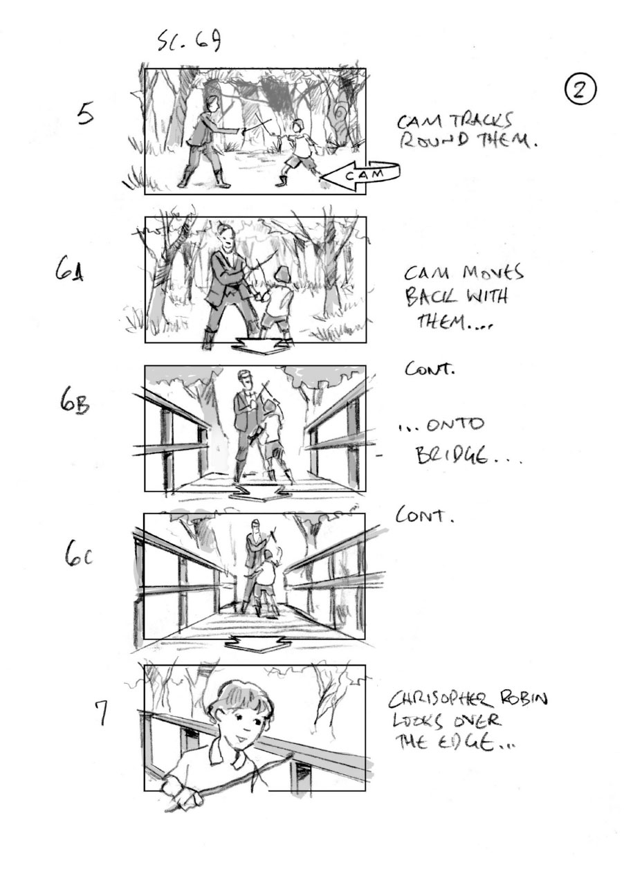 douglas ingram, storyboard art, christopher robin