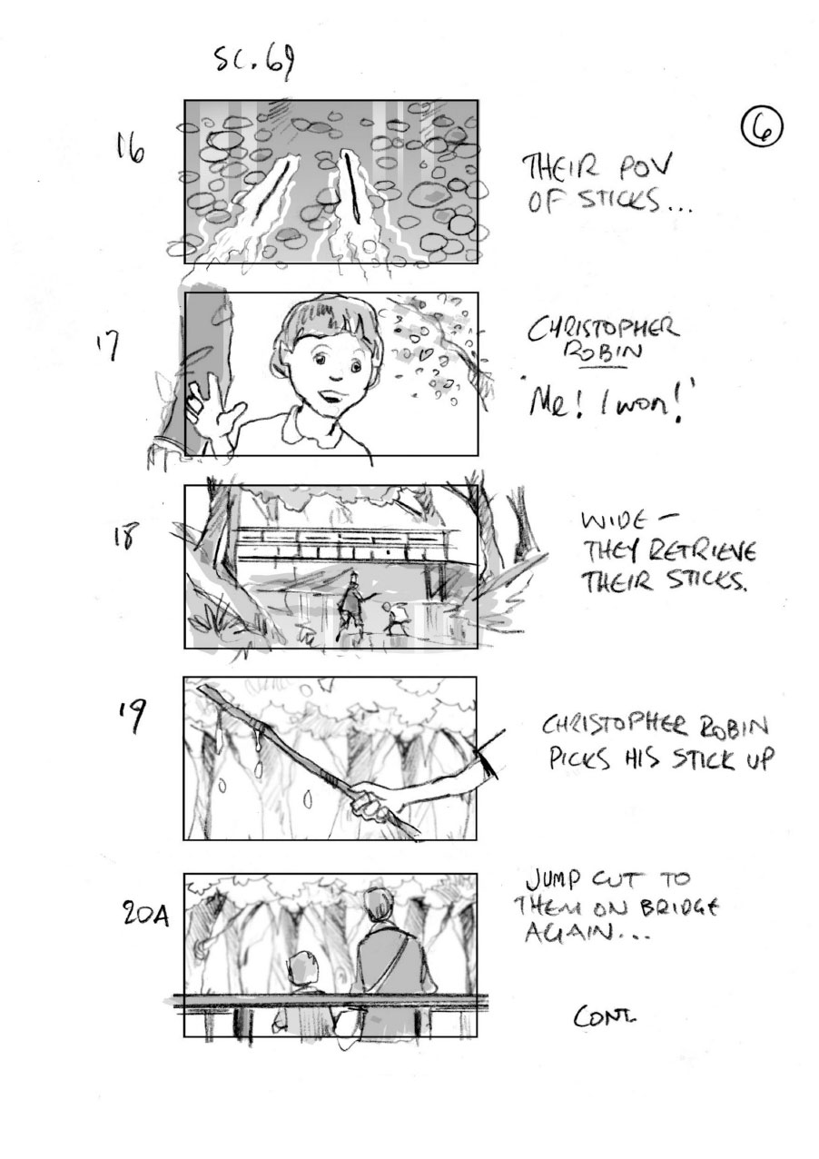 douglas ingram, storyboard art, christopher robin