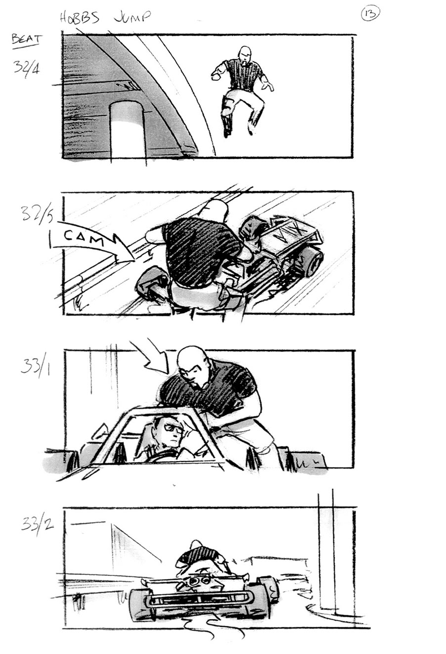 douglas ingram, storyboard art, fast & furious 6