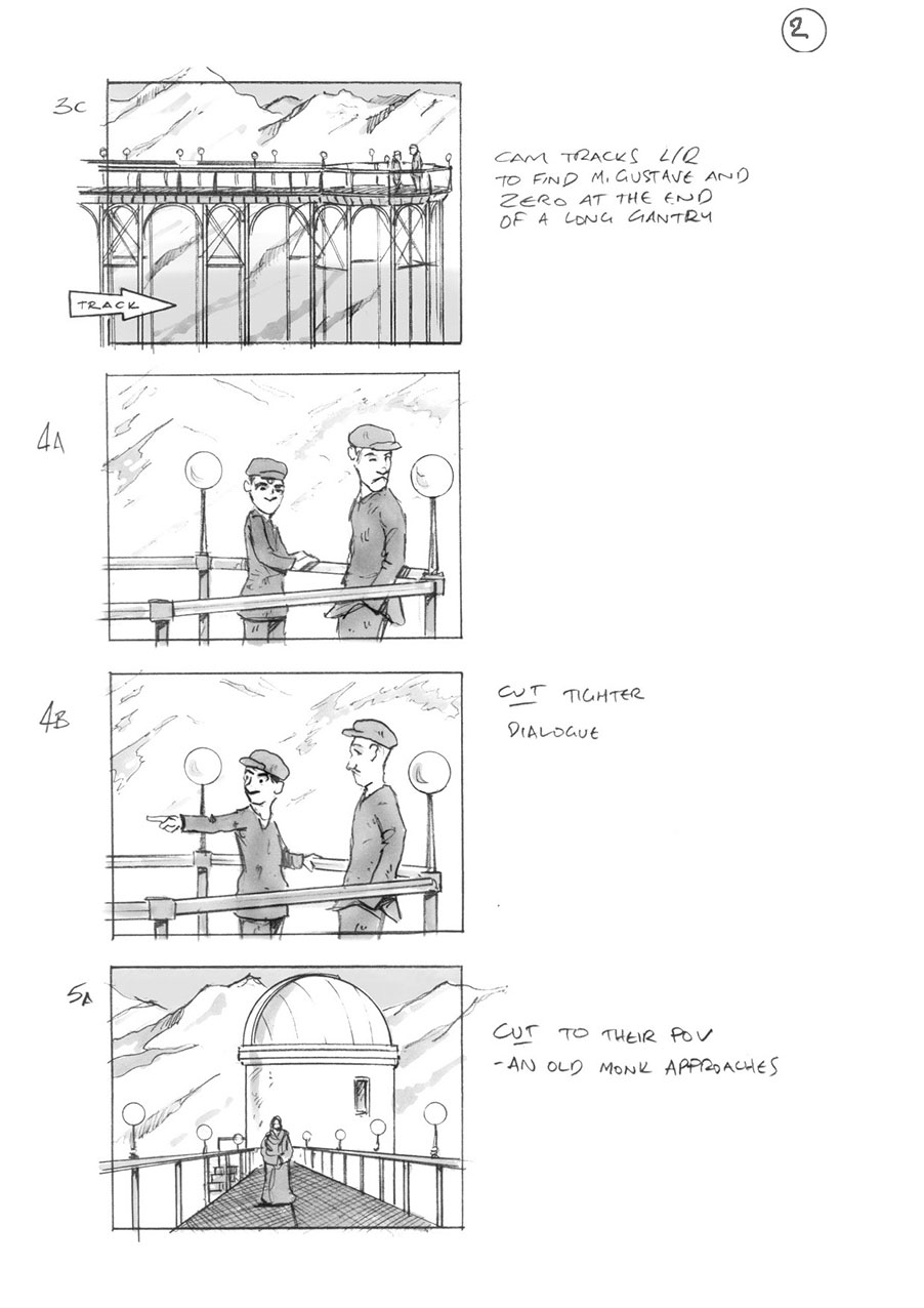 douglas ingram, storyboard art, grand budapest hotel