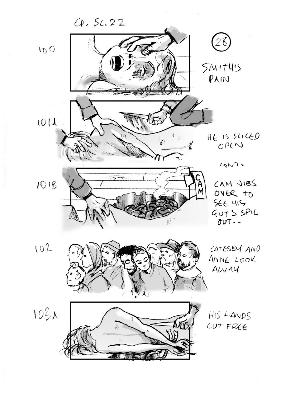 douglas ingram, storyboard art, gunpowder