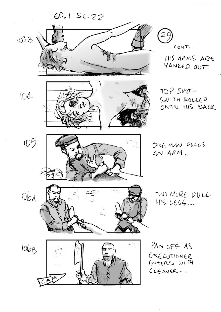 douglas ingram, storyboard art, gunpowder