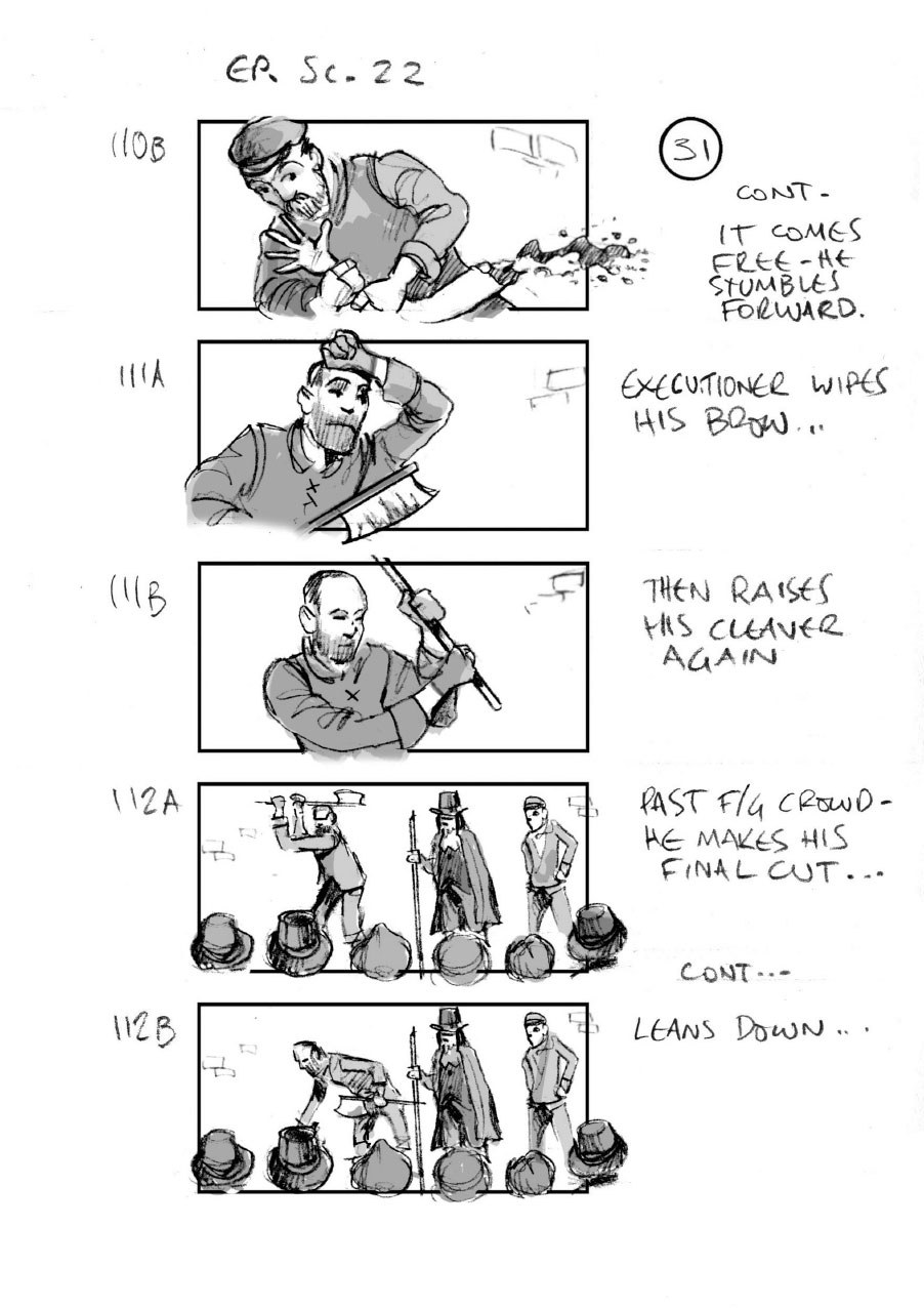 douglas ingram, storyboard art, gunpowder