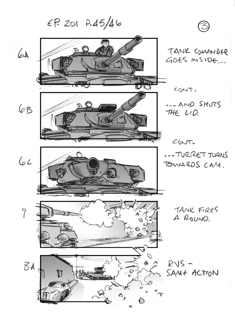 douglas ingram, storyboard art, the crown
